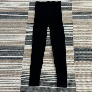 Preggo Leggings Women's Full Length Stretch Waist Legging Classic Black Size S/M